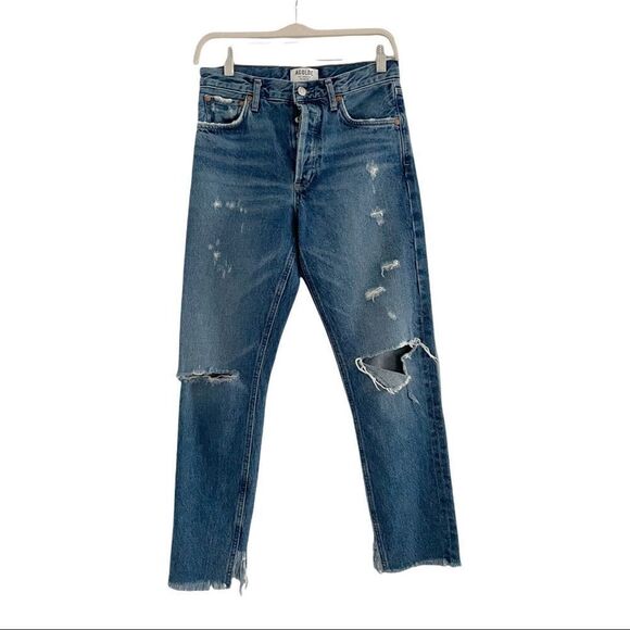 AGOLDE Jamie Straight in Lowdown sz 25 - Picture 5 of 11